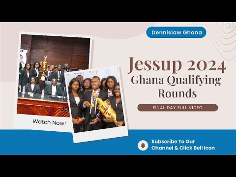 dennislaw_ghana's tweet card. SHORT FILM: 2024 JESSUP Ghana Qualifying Round