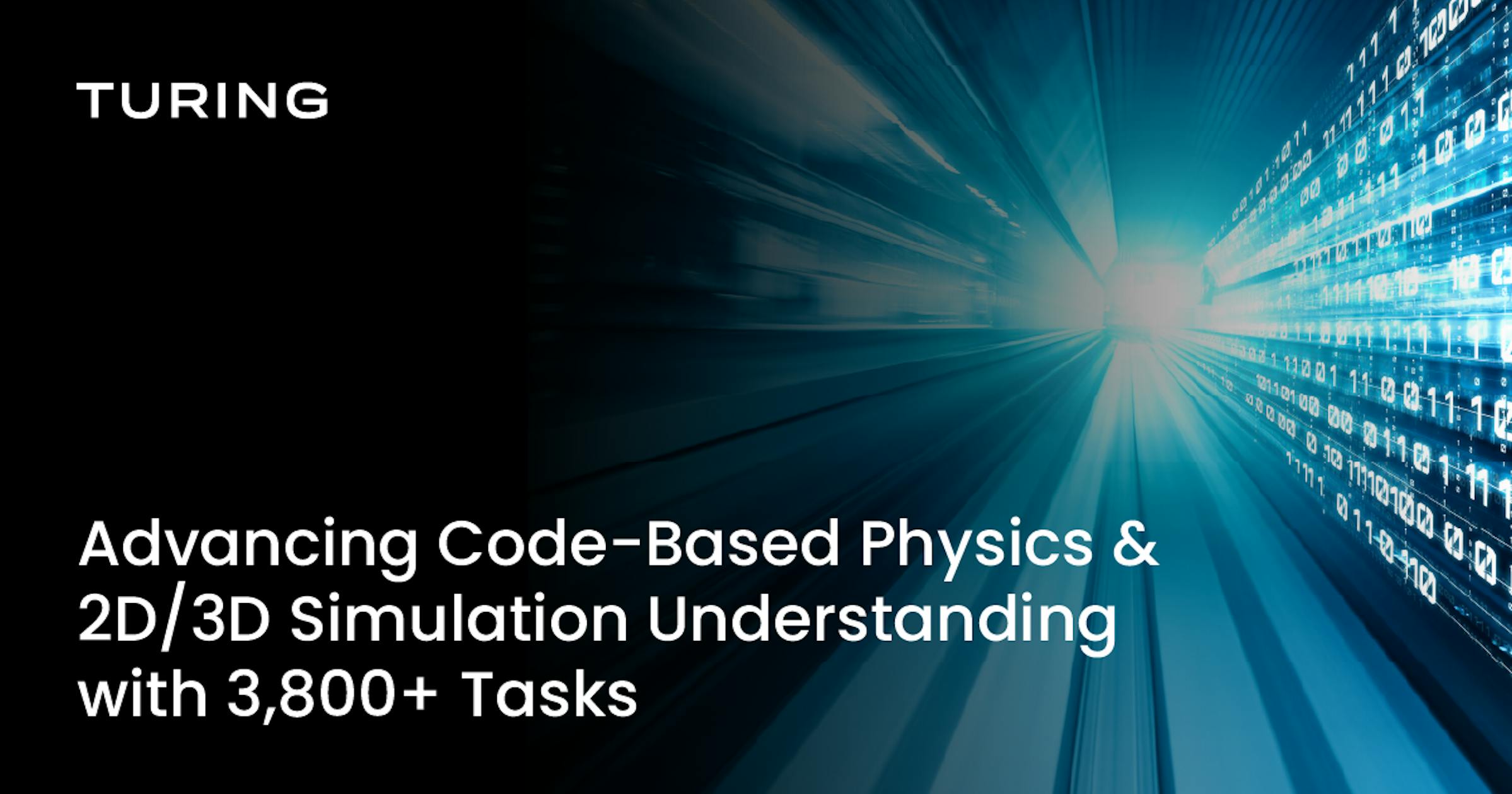 turingcom's tweet card. Explore this case study on how Turing helped a research lab uncover failure modes in frontier models, delivering 3,800+ expert-authored physics simulation tasks.