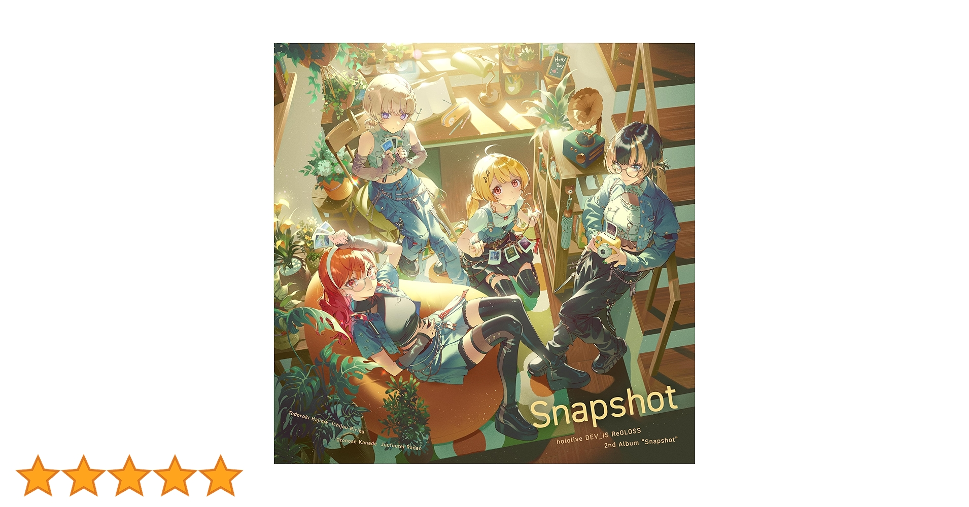 tngyunyuji20727's tweet card. VTuber ガールズグループReGLOSS の2nd Album が発売決定！