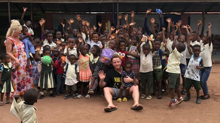 adam__thompson's tweet card. Hi, My mum and I recently visited Ghana to help volunteer at a primary sch… Olly Thompson needs your support for Help Raise Money For Recta Primary School
