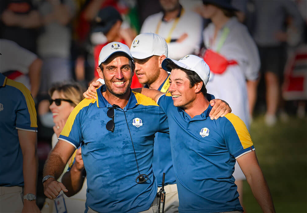 jnugent3's tweet card. When the Europeans destroyed the Americans on the first day of the 2023 Ryder Cup at Marco Simone outside Rome, the twosomes that captain Luke Donald sent out received well-deserved praise. So did...