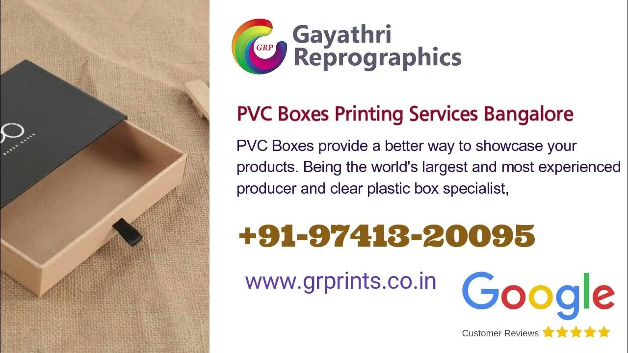 GReprographics's tweet card. PVC Boxes Printing Services Bangalore, Offser Printing Services...