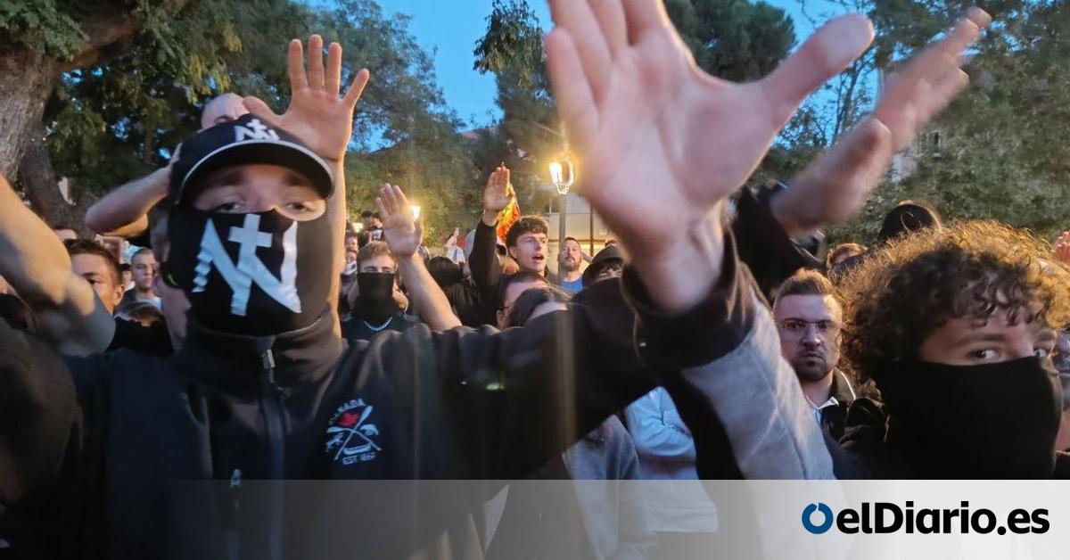 eldiarioes's tweet card. La organización de extrema derecha había llamado a la movilización contra un albergue para personas en situación de calle que ha sido respondida por una concentración convocada por el vecindario,...