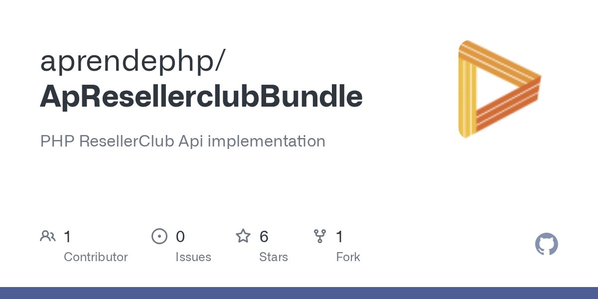 yamirslin's tweet card. PHP ResellerClub Api implementation. Contribute to aprendephp/ApResellerclubBundle development by creating an account on GitHub.