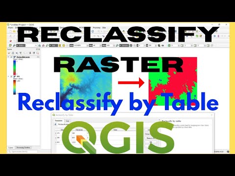 KyngTammy's tweet card. How to Reclassify Raster using QGIS