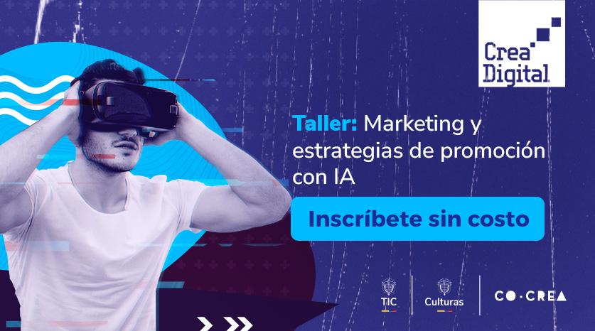 Ministerio_TIC's tweet card. Este 26 de noviembre aprenderás a realizar diseños de campañas de alto impacto con IA