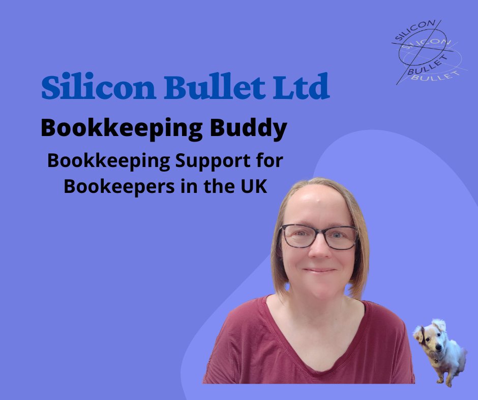 SiliconBullet's tweet card. Bookkeeping Buddy