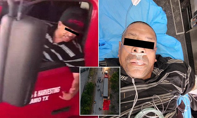 HowarArthur's tweet card. The driver, Homero Zamorano Jr., 45, (above) was allegedly found 'very high on meth' and posing as one of the survivors according to police. He faces the death penalty.