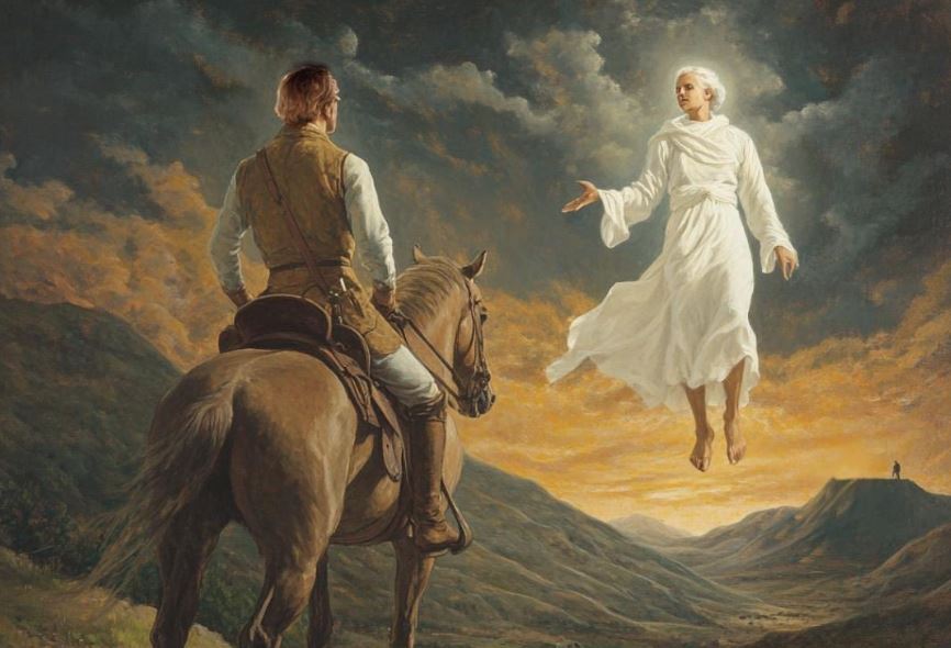 BookMormon2day's tweet card. In response to these pleadings, God opened a vision to Benjamin Benson and sent him an angelic escort to answer the question.