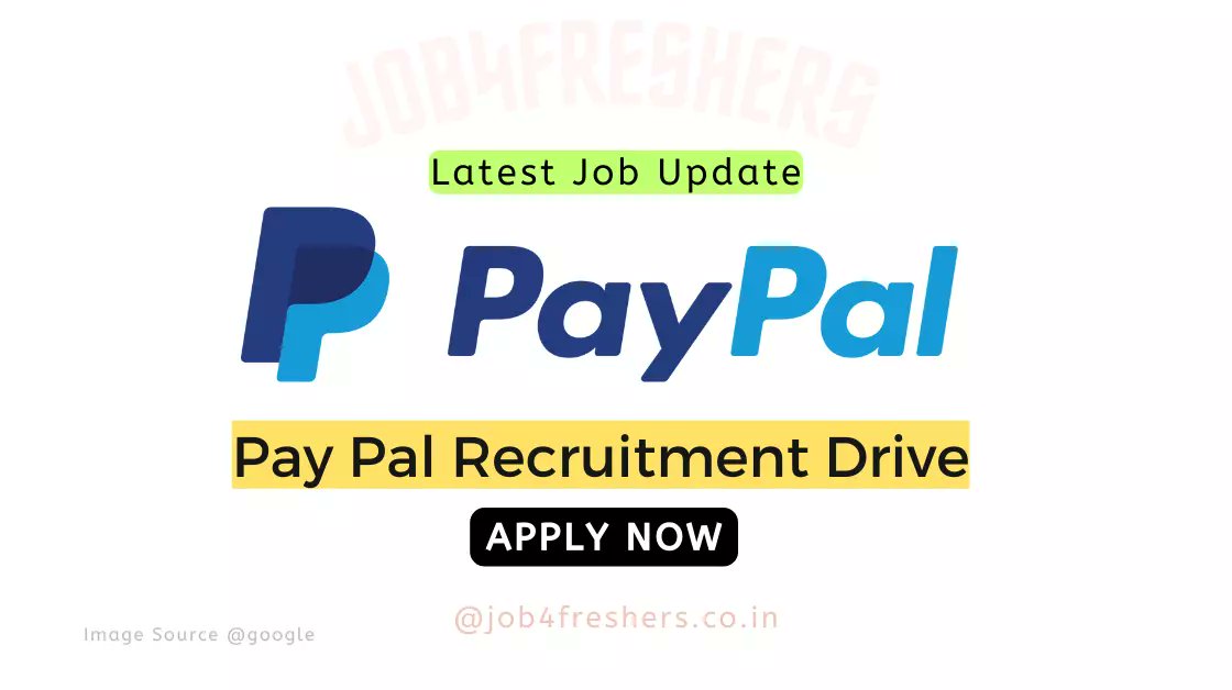Job4freshers_'s tweet card. PayPal Off Campus Drive 2025: PayPal a leading company, is set to conduct an Off Campus Drive in 2025, offering opportunities to join as a Data Engineer