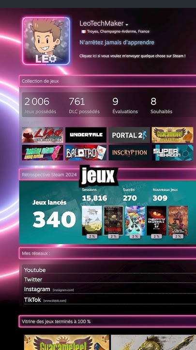 WebolfGames's tweet card. + de 2000 jeux sur Steam : combien ça vaut ?