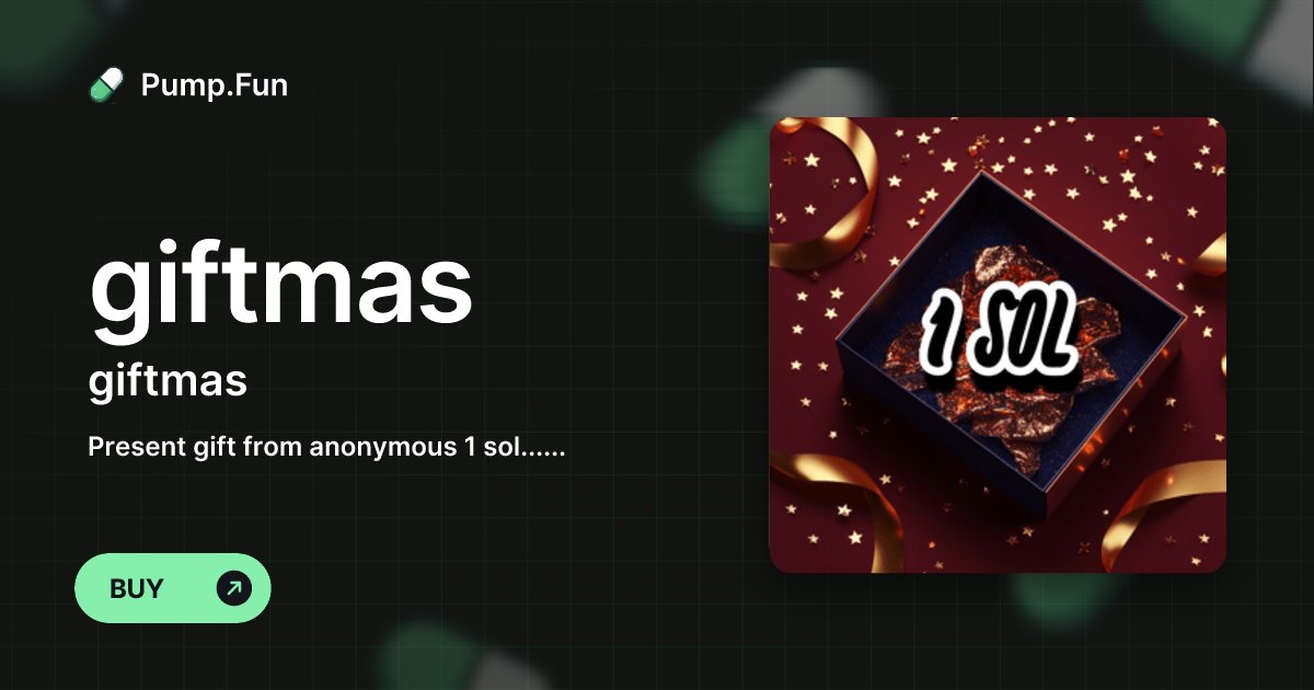 Co_grokzilla_Co's tweet card. Present gift from anonymous 1 sol......