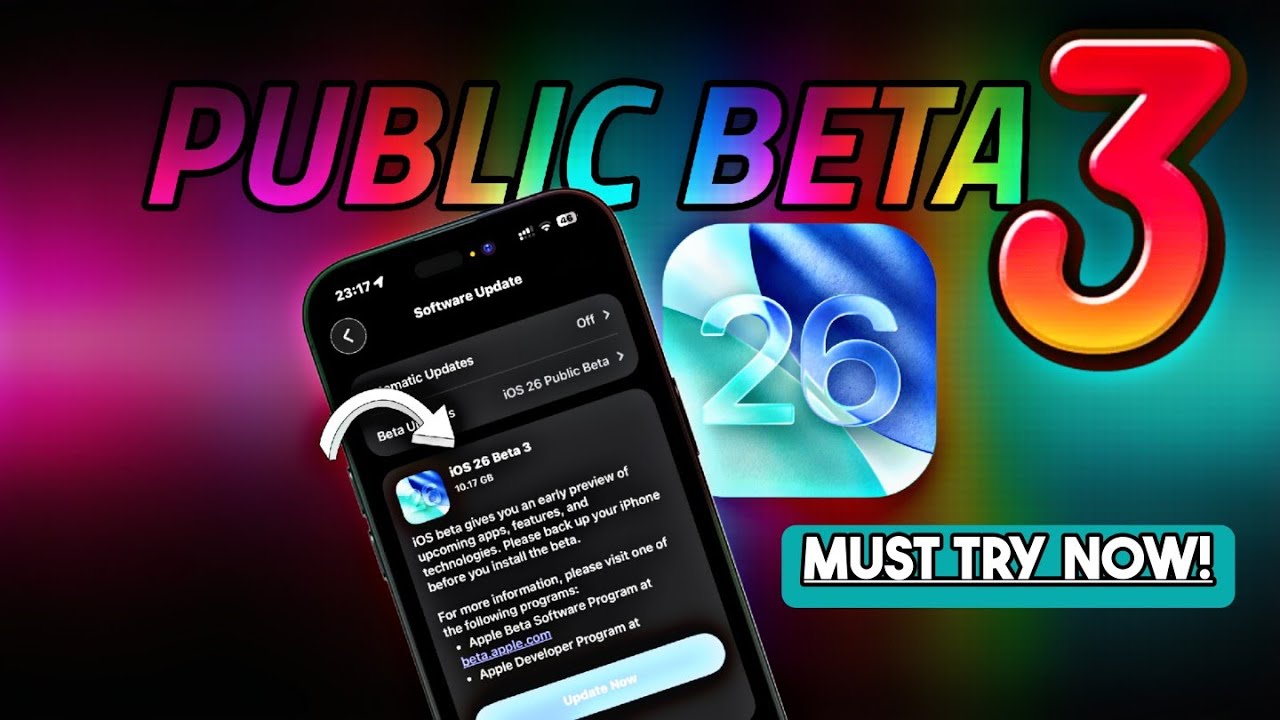 OnlyTalk_yt's tweet card. iOS 26 Public Beta 3 – Hidden Features & Big Changes 🔥 | Should You...