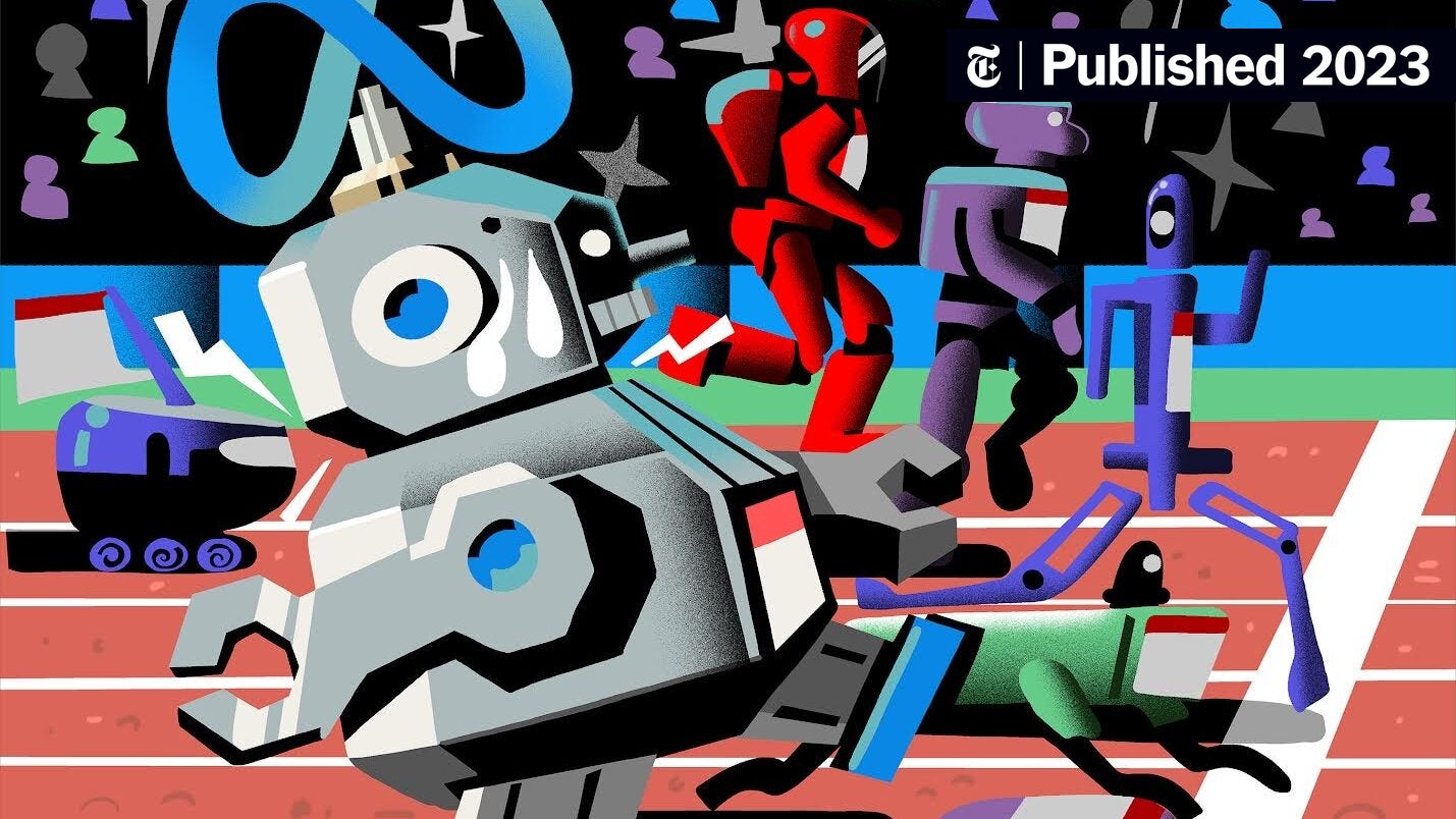 nyu's tweet card. It has long had technology to rival chatbots like ChatGPT, but can’t afford to back artificial intelligence that can spread misinformation and toxic content.