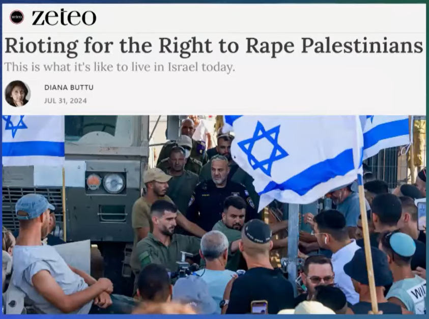 UnzReview's tweet card. The leaking of the video showing Israeli soldiers and their dog torturing and sodomizing a Palestinian prisoner/hostage in Sde Teiman desert prison has exposed to the whole world what Palestinians...