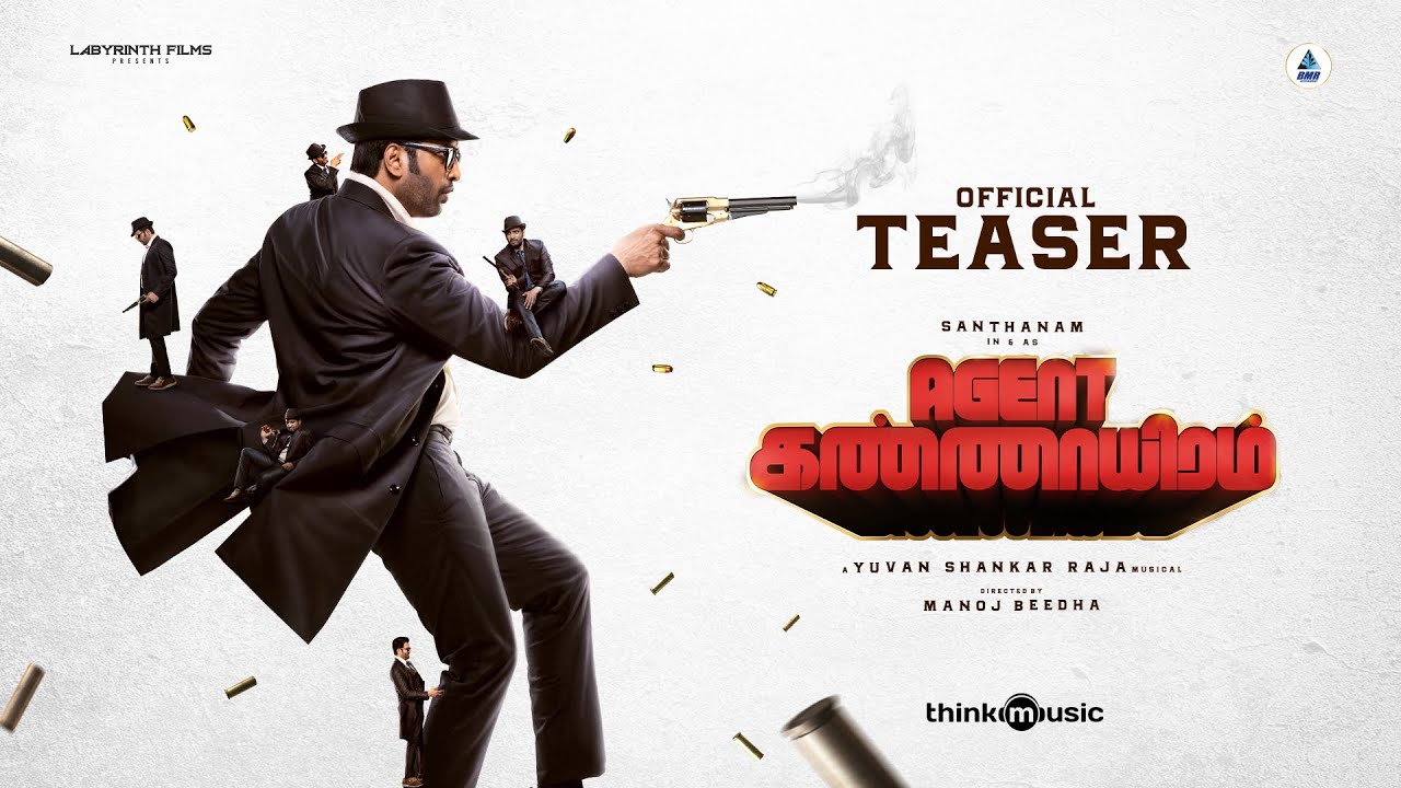 manojbeedha_dir's tweet card. Agent Kannayiram - Official Teaser | Santhanam, Riya Suman | Manoj...