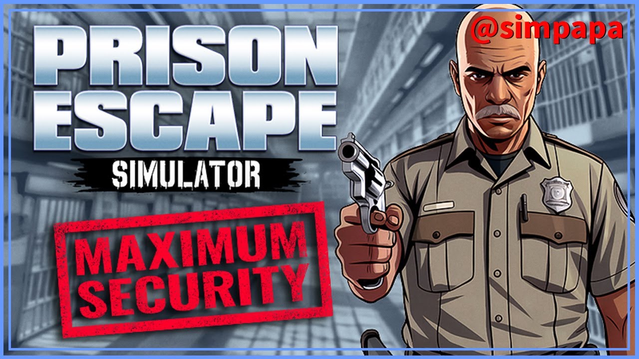 Simpapa2020's tweet card. S2＃01【Prison Escape Simulator Dig Out】大型アップデート MAXIMUM SECURITYをプレイ...