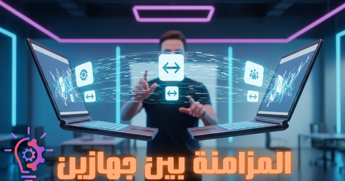 3arbi4tech's tweet card. دليلك الشامل عن المزامنة بين جهازين، طرقها، أدواتها، حماية بياناتك وضمان بقائها متجددة ومتاحة دائمًا.