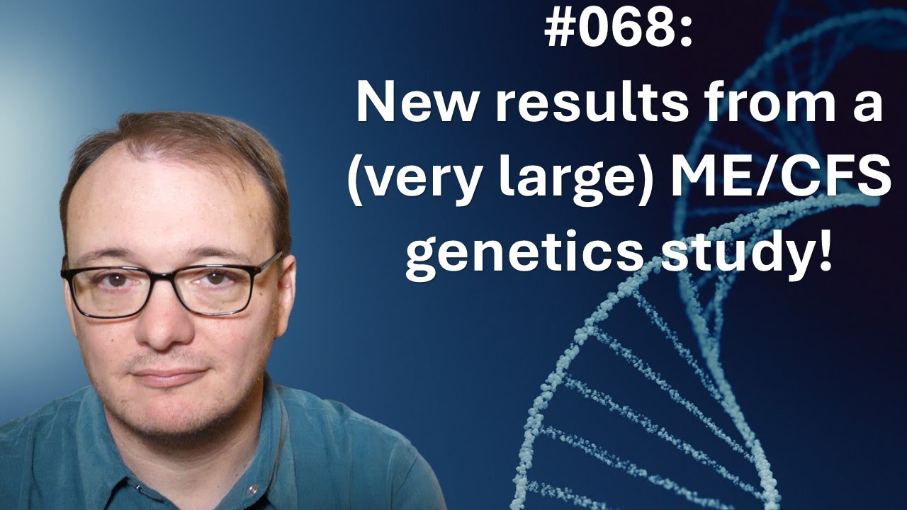 CaroleBruce17's tweet card. 068 - New results from a (very large) ME/CFS genetics study!
