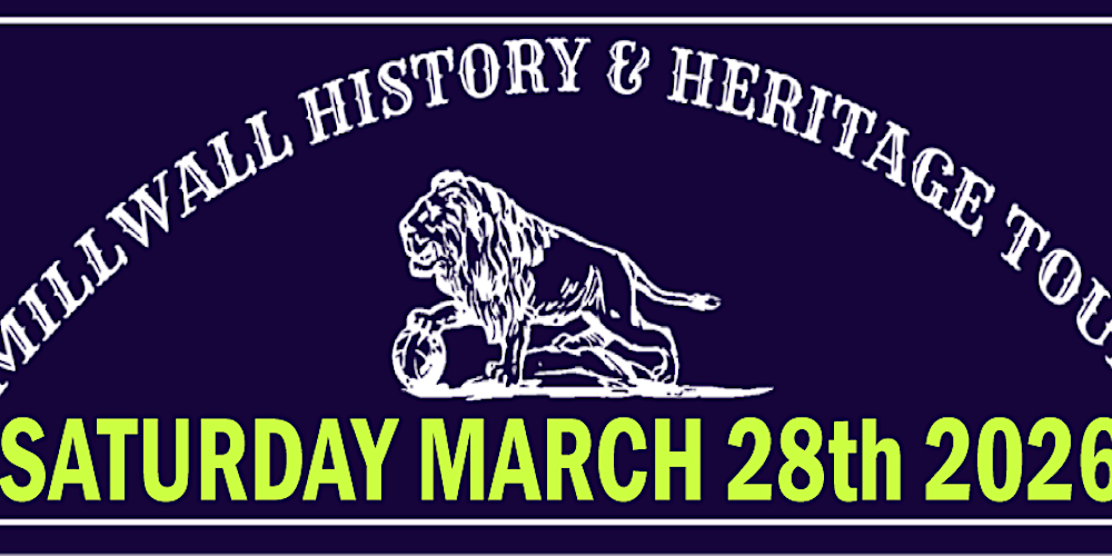 cabbiewalks's tweet card. Join us for a fun and informative walking tour exploring the early years of Millwall FC existence on the Isle of Dogs, before moving south.