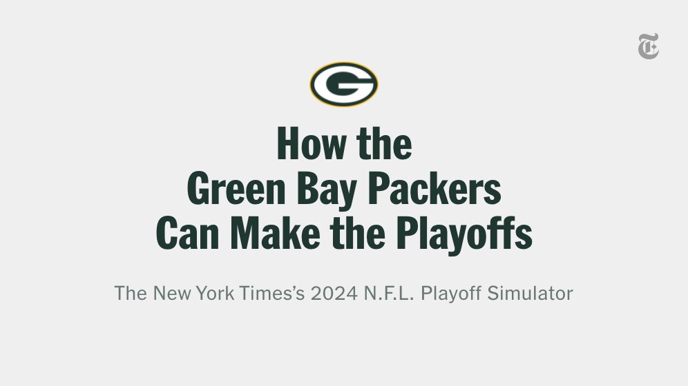 GeigerPhysics's tweet card. The Packers have a less than 1% chance to get a first-round bye.