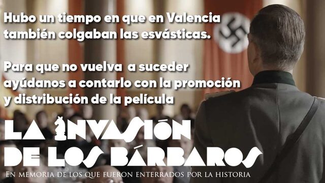 LlunaGamero's tweet card. Colabora en la promoción, estreno y distribución de la película LA INVASIÓN DE LOS BÁRBAROS en salas de cine de toda España.