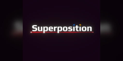 erik_ritter's tweet card. Control multiple entangled particles at once to guide them to the goal in this puzzle-platformer. Play in your browser