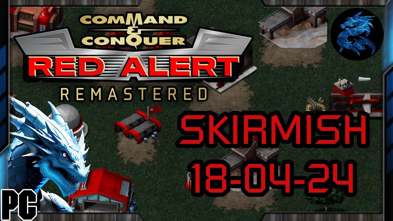 SeYeUK's tweet card. Command & Conquer Red Alert Remastered - SKIRMISH (18-04-24)