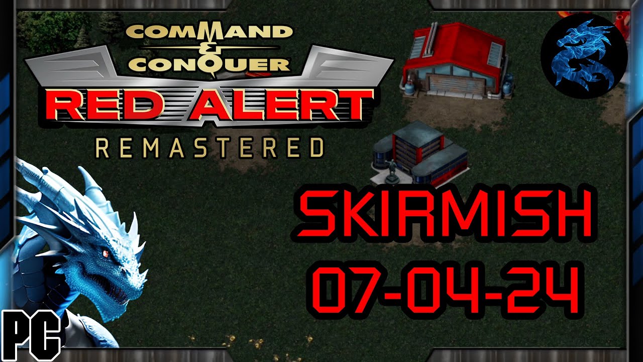 SeYeUK's tweet card. Command & Conquer Red Alert Remastered - SKIRMISH (07-04-24)