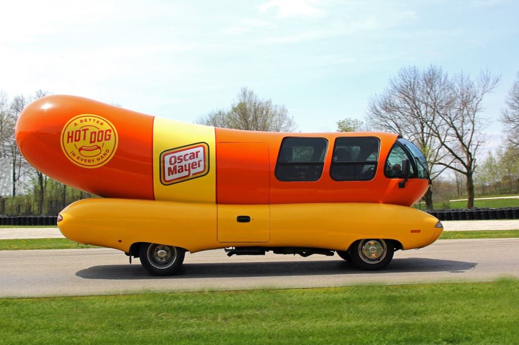 AngiesWebSpot's tweet card. The company is slamming the brakes on its wiener on wheels and rolling out a new meaty ride.