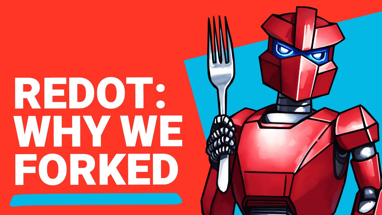 Vanroc1981's tweet card. Redot: Why We Forked Godot