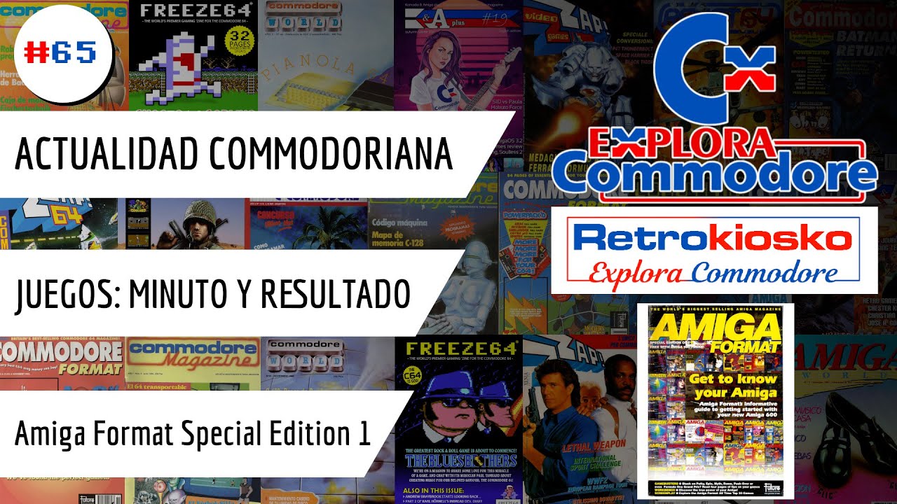 retrokiosko's tweet card. Retrokiosko #65 - Amiga Format Special Edition 1