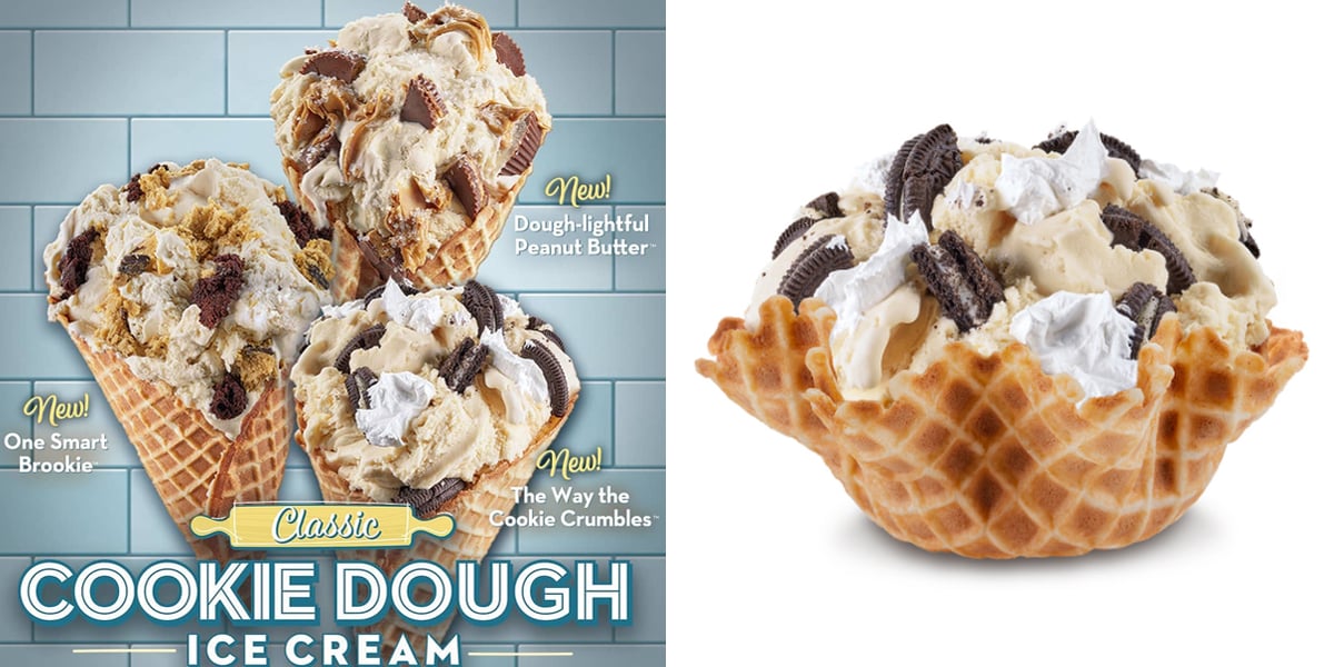 Withe1985's tweet card. It's basically an in cream sundae loaded with cookie dough.