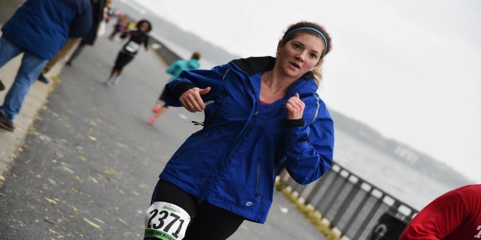 DavidWolcott1's tweet card. PCIS Assistant Principal Erica Barrett will run the Falmouth Road Race on Aug. 20 as a fundraiser for Big Brothers Big Sisters