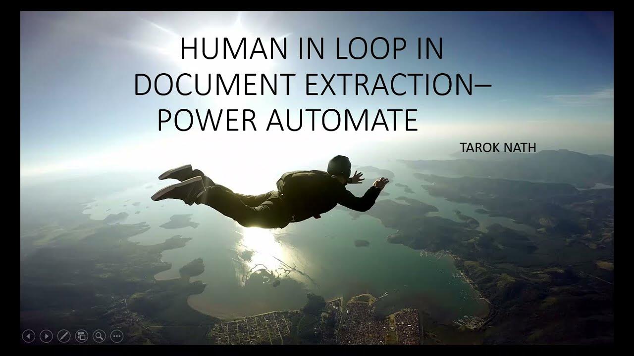TAROKNATH7's tweet card. HUMAN IN LOOP IN PDF DOCUMENT EXTRACTION IN POWER AUTOMATE