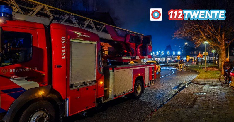 Woningbrand aan August Vordingstraat in Hengelo
