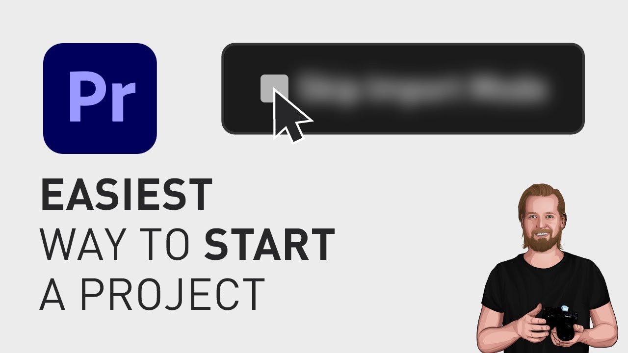 davidlindgren89's tweet card. Easiest way to start a project in Adobe Premiere Pro