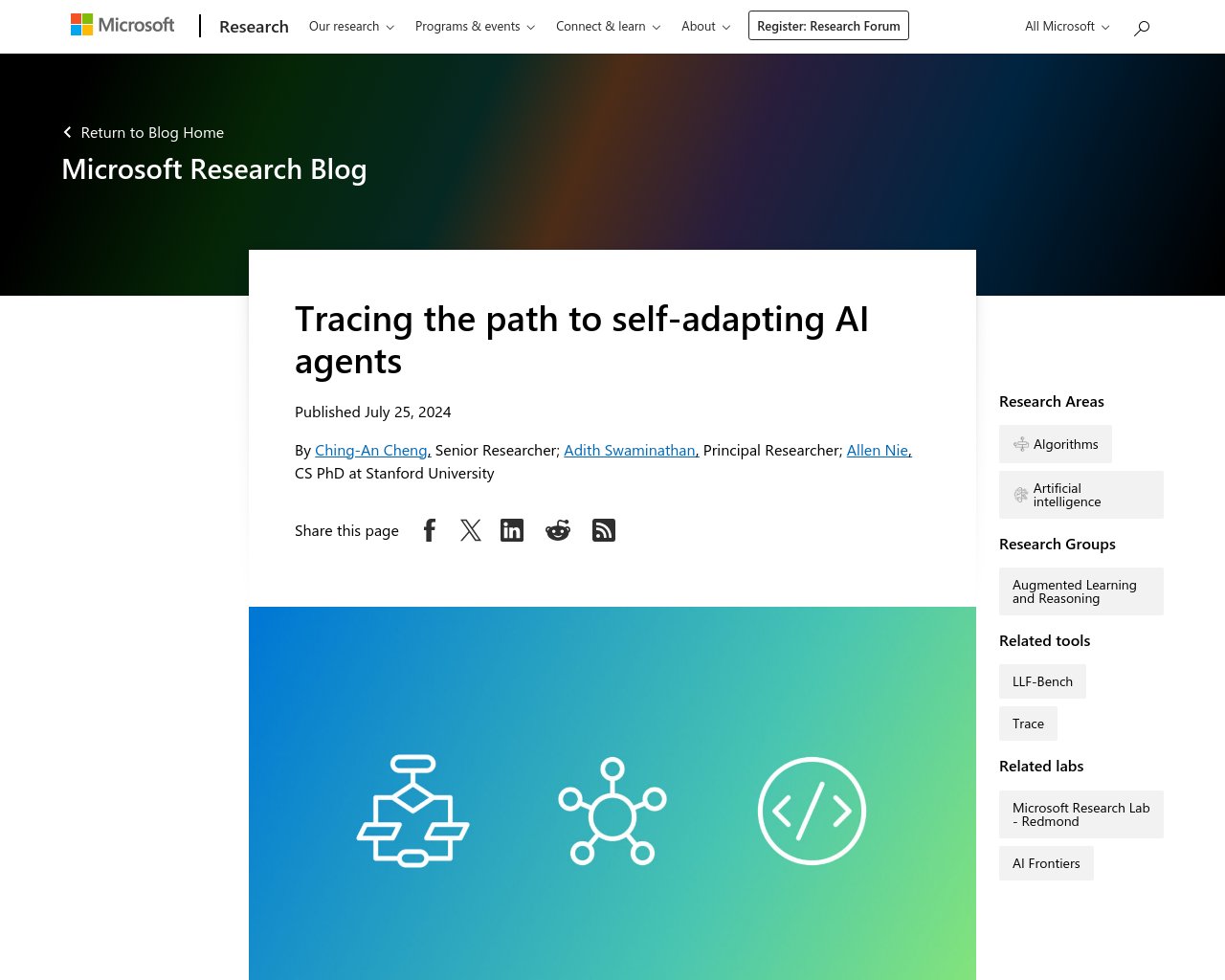 managetech_inc's tweet card. MicrosoftとStanford Universityの最新研究では、Traceという画期的なフレームワー