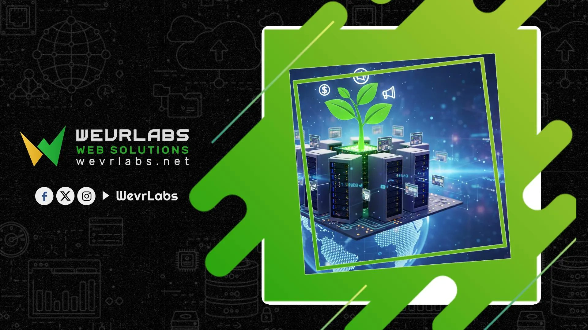 WevrLabs's tweet card. Discover how shared web hosting boosts your small business website with 7 powerful benefits. Discover the advantages, disadvantages, and how to make the best choice for your business.