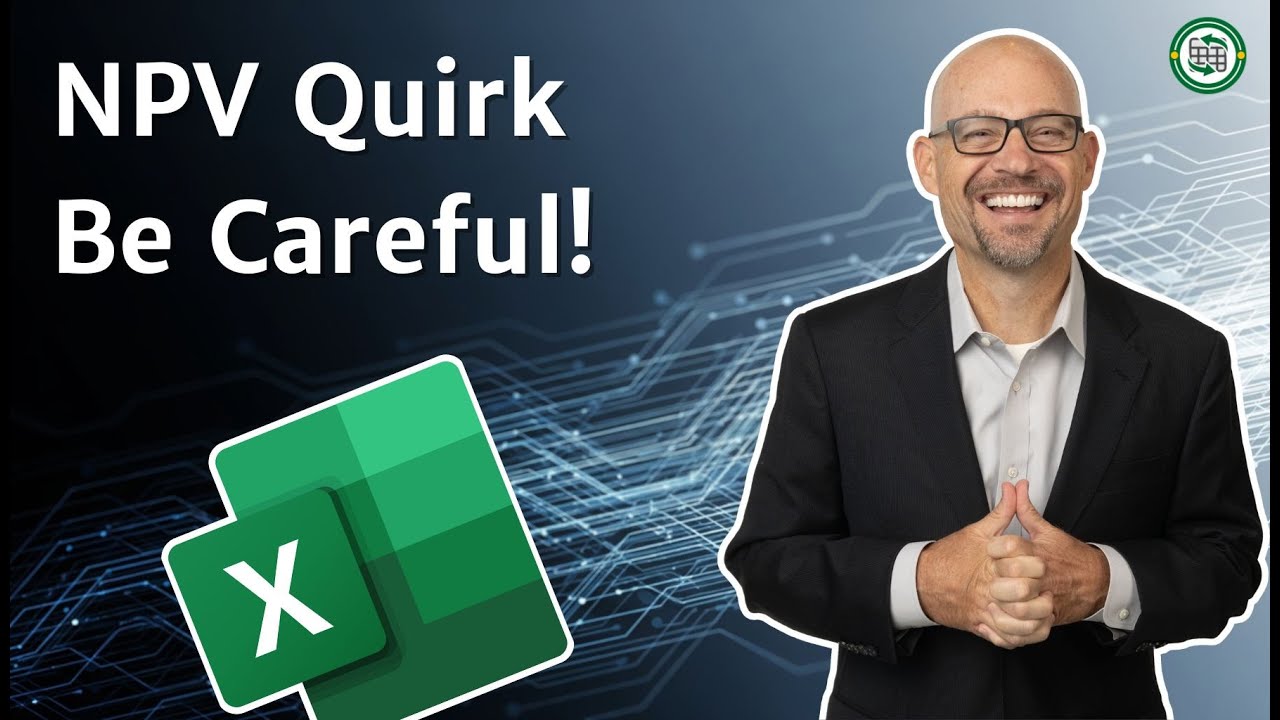 Exceluniversity's tweet card. Net Present Value in Excel: Avoid This Costly NPV Mistake!