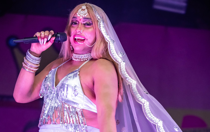 ConorClark's tweet card. Lucky Roy Singh, the host and curator of the Queer Asian Takeover, on bringing the first-of-its-kind event to Manchester Pride.