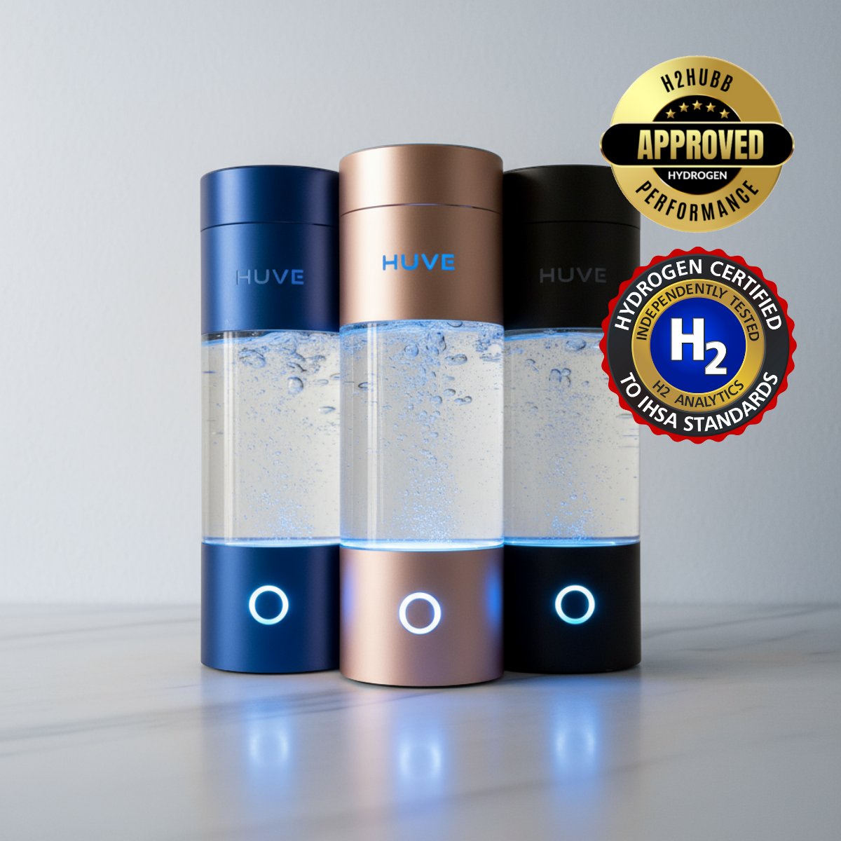 HUVE_official's tweet card. Verified up to 6.07 ppm hydrogen, premium Tritan™ design, and long battery life. HUVE Perform delivers antioxidant-rich hydration backed by science and the best bottle on the market for Performance,...
