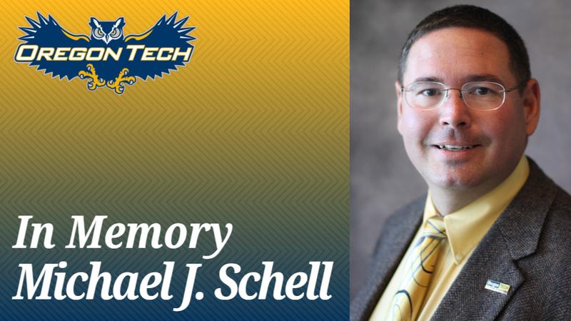 OregonTechOwls's tweet card. KLAMATH FALLS, Ore. – The Oregon Tech athletic department is saddened to report the passing of former athletic director, Michael Schell. Schell passed away on Wednesday after a courageous battle with...