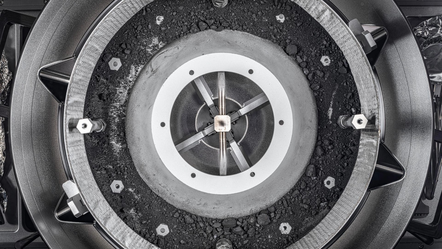 LogiclabX's tweet card. After being stymied by two stuck screws, NASA finally accessed a trove of Bennu asteroid bits. Mission scientist Harold Connolly tells what’s next.