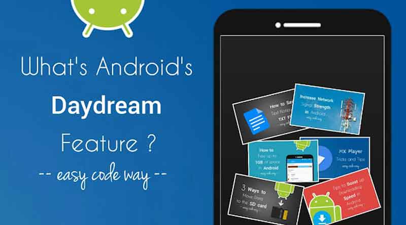 fixyourandroid's tweet card. The basic Daydreams app is an interactive screensaver mode that allows handheld devices like phones and tablets to stay awake when you lock your device