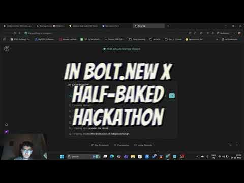Parth_Bisht_227's tweet card. Building AniLink v0 | @BoltDotNew X @gethalfbaked Hackathon!👨🏻‍💻🔥
