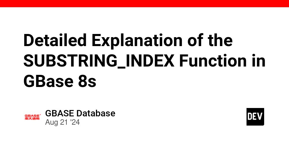 prod42net's tweet card. In database string processing, it is often necessary to extract a specific part of a string based on...