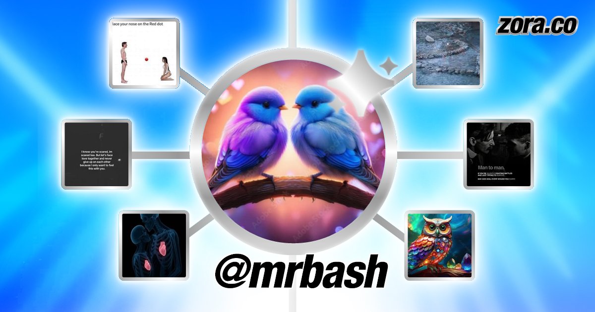 bash040920's tweet card. mrbash is on Zora.