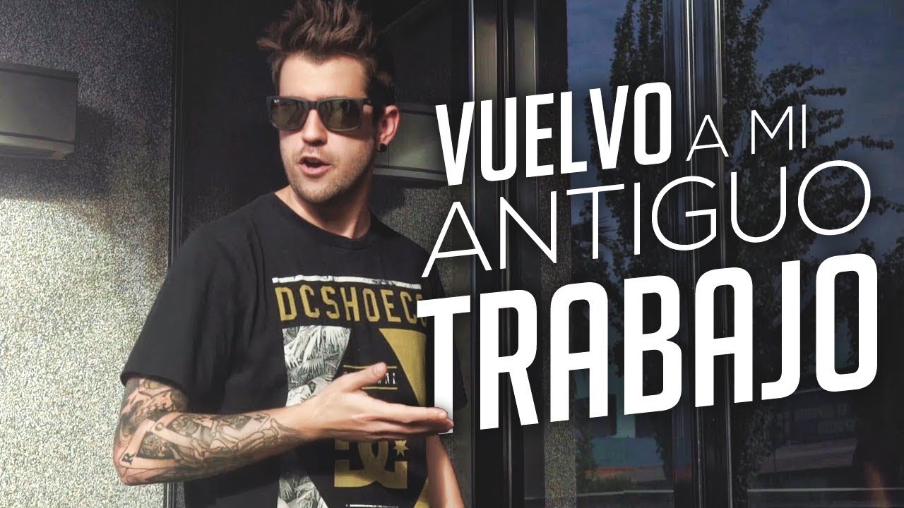 auronplay's tweet card. VUELVO A MI ANTIGUO TRABAJO