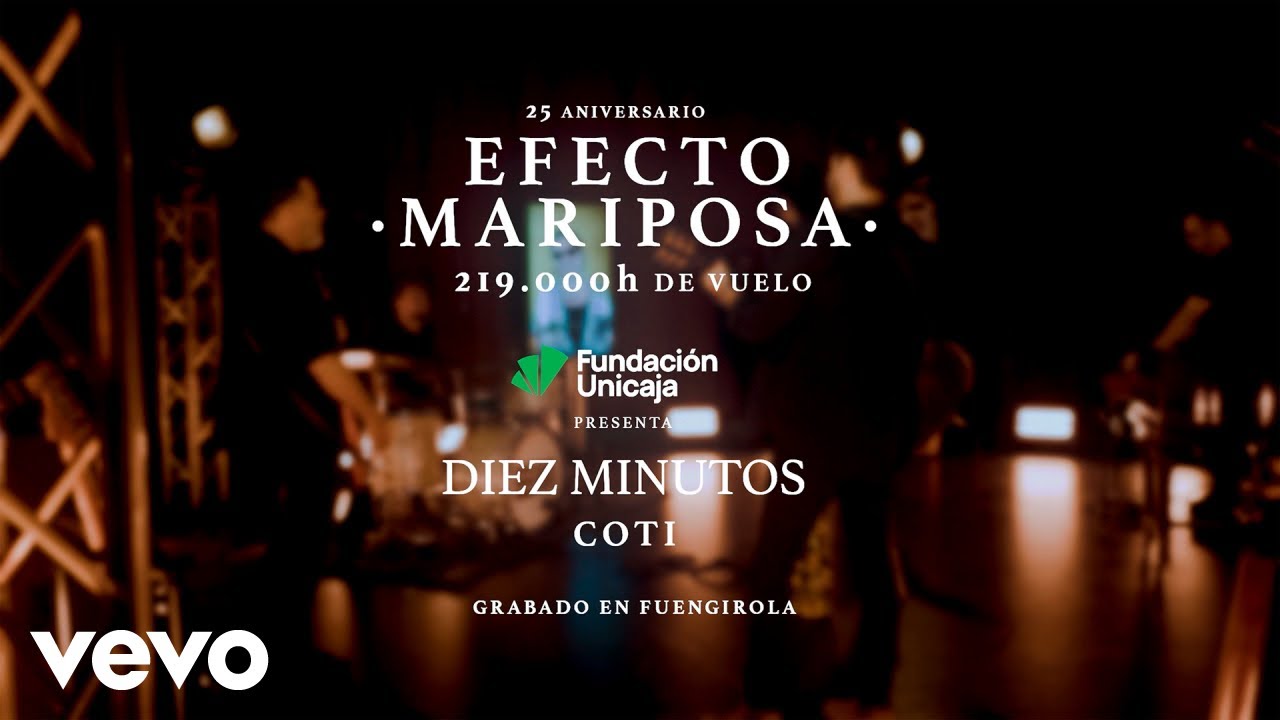 METSE_oficial's tweet card. Efecto Mariposa, Coti - 10 Minutos (25 Aniversario)